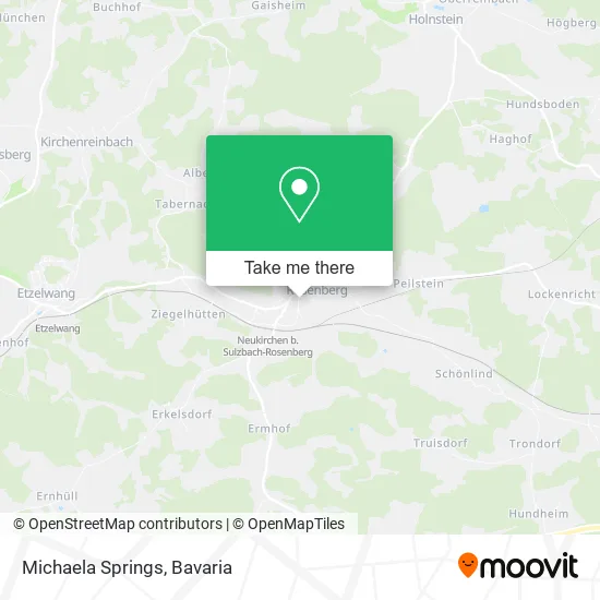 Карта Michaela Springs