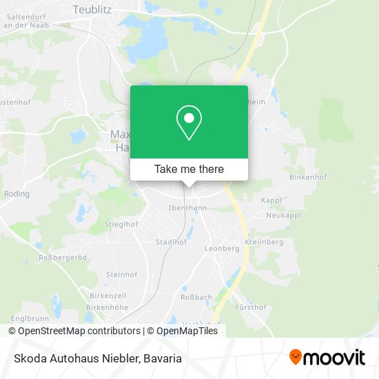 Skoda Autohaus Niebler map