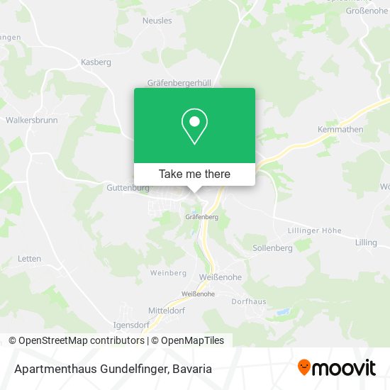 Apartmenthaus Gundelfinger map