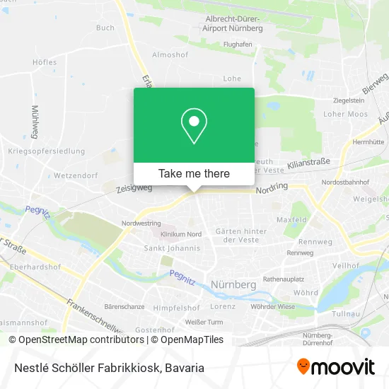 Карта Nestlé Schöller Fabrikkiosk