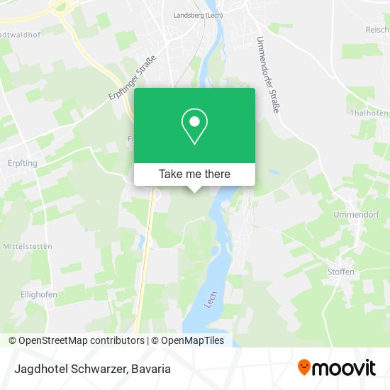 Карта Jagdhotel Schwarzer