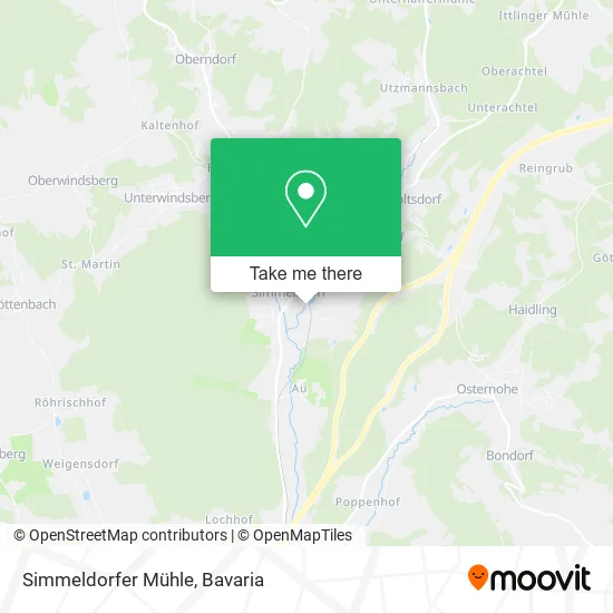 Карта Simmeldorfer Mühle