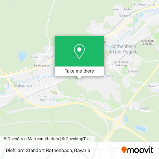 Diehl am Standort Röthenbach map