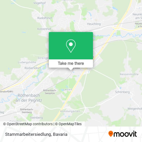 Карта Stammarbeitersiedlung