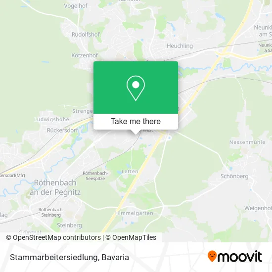 Карта Stammarbeitersiedlung