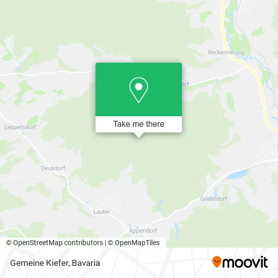 Карта Gemeine Kiefer