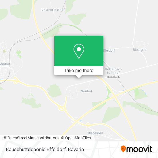Bauschuttdeponie Effeldorf map