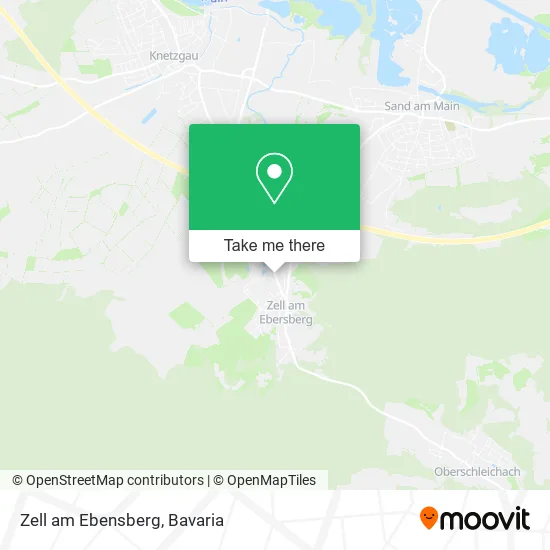 Карта Zell am Ebensberg