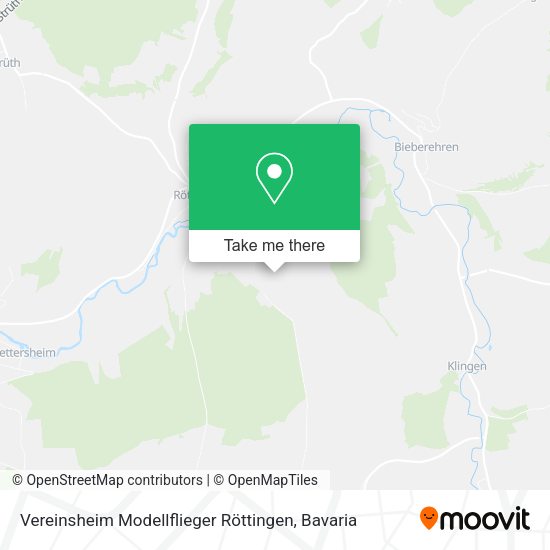 Карта Vereinsheim Modellflieger Röttingen