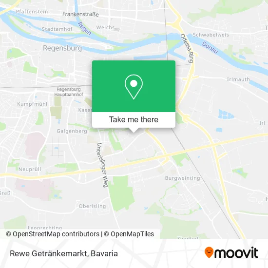 Карта Rewe Getränkemarkt