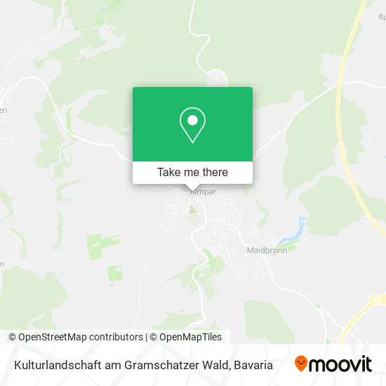 Карта Kulturlandschaft am Gramschatzer Wald