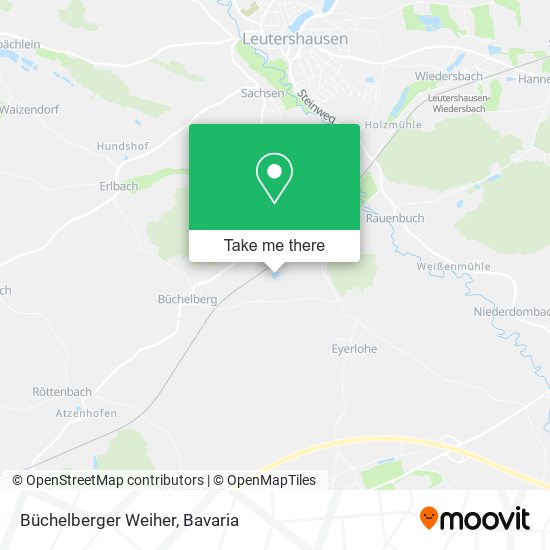 Büchelberger Weiher map