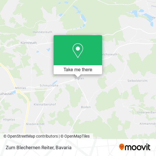 Zum Blechernen Reiter map