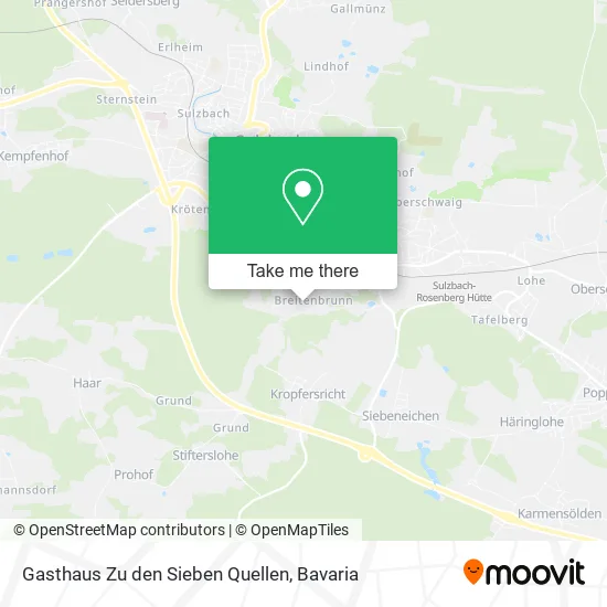 Карта Gasthaus Zu den Sieben Quellen
