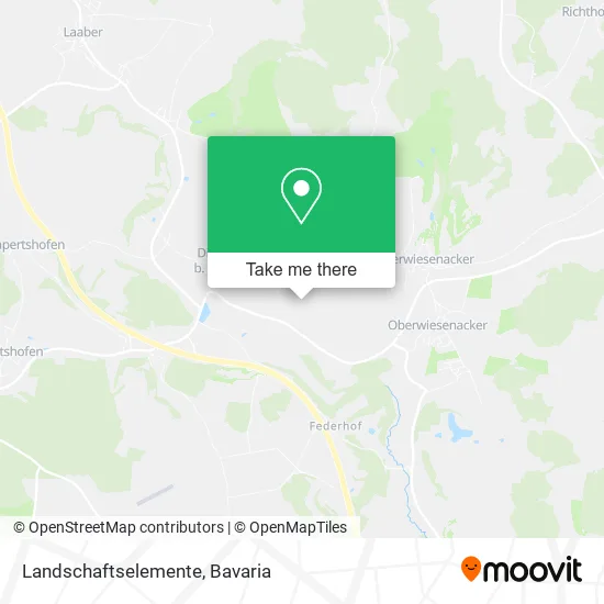 Карта Landschaftselemente