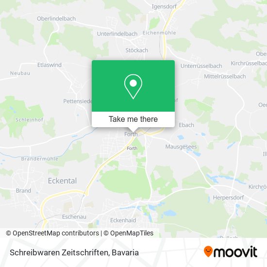 Карта Schreibwaren Zeitschriften