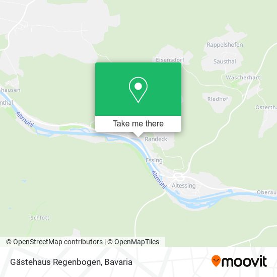 Gästehaus Regenbogen map