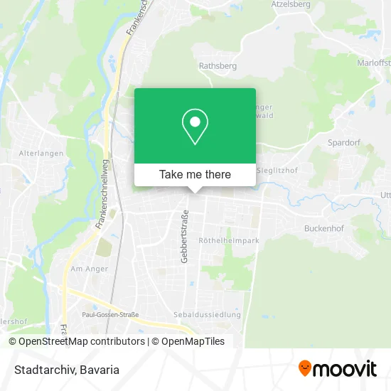 Карта Stadtarchiv