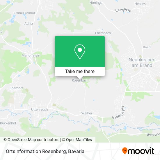 Ortsinformation Rosenberg map