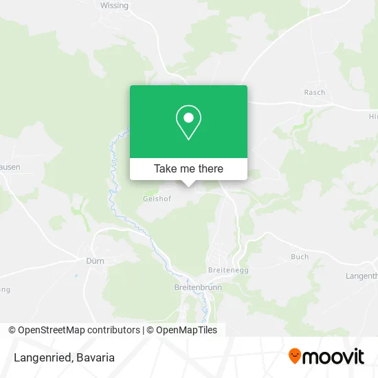 Карта Langenried