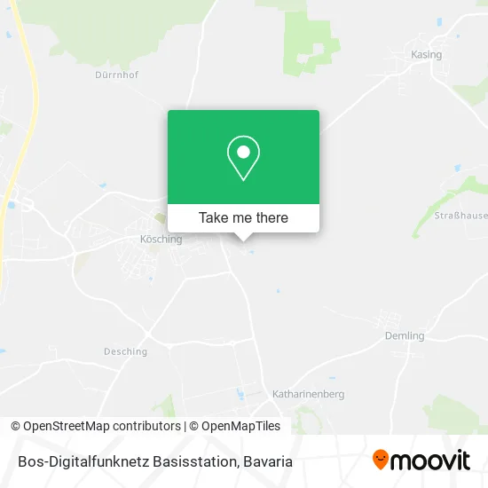 Карта Bos-Digitalfunknetz Basisstation