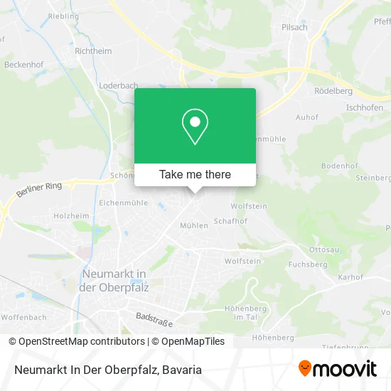 Карта Neumarkt In Der Oberpfalz