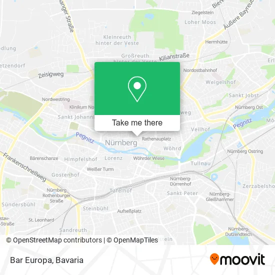 Карта Bar Europa