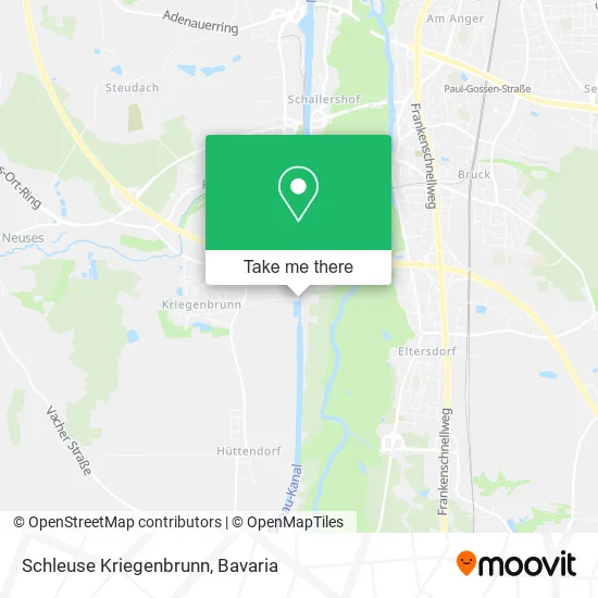 Карта Schleuse Kriegenbrunn