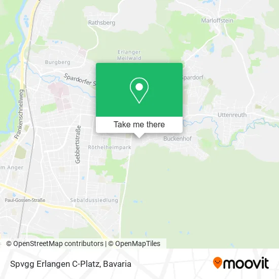 Карта Spvgg Erlangen C-Platz