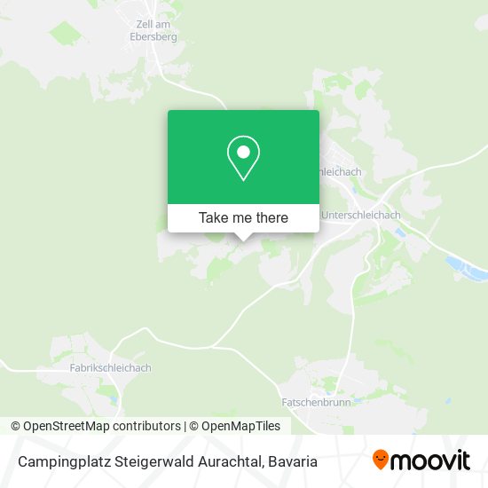 Campingplatz Steigerwald Aurachtal map