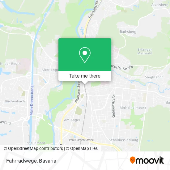 Карта Fahrradwege