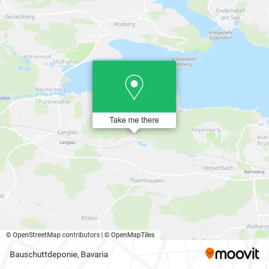 Карта Bauschuttdeponie