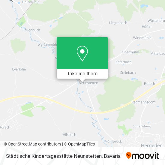 Städtische Kindertagesstätte Neunstetten map