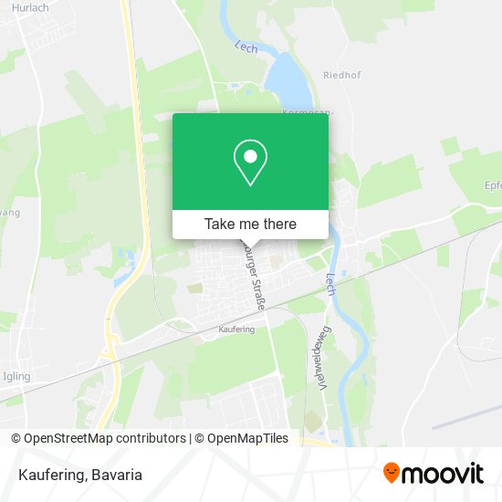 Kaufering map