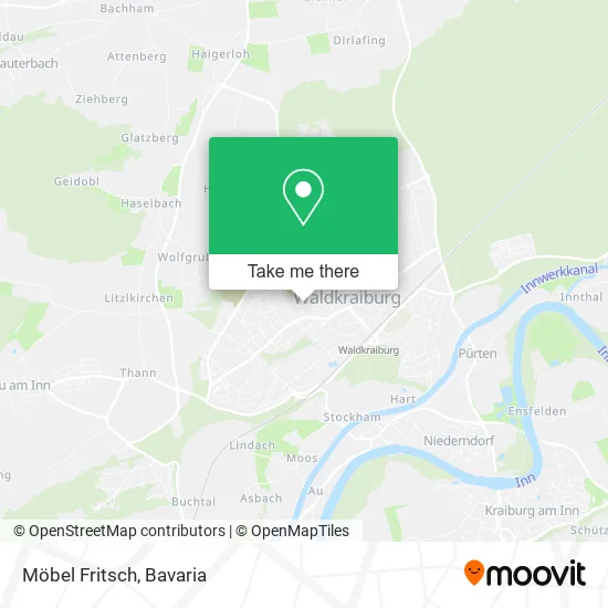 Карта Möbel Fritsch