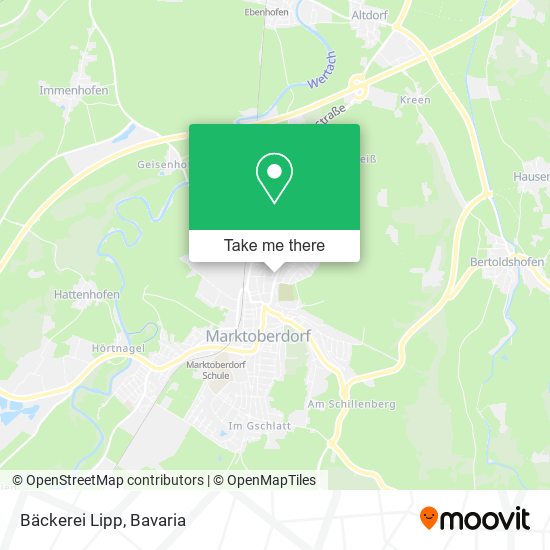 Bäckerei Lipp map