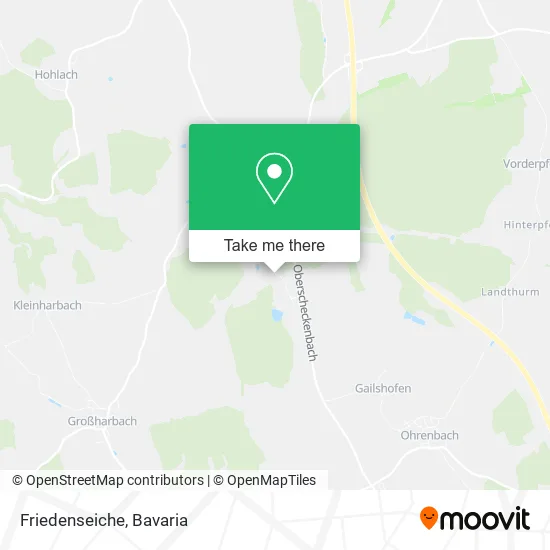 Карта Friedenseiche