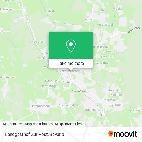 Landgasthof Zur Post map