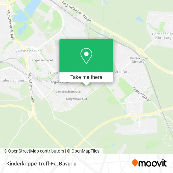 Карта Kinderkrippe Treff-Fa