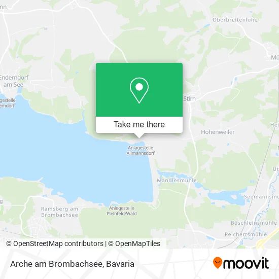 Карта Arche am Brombachsee