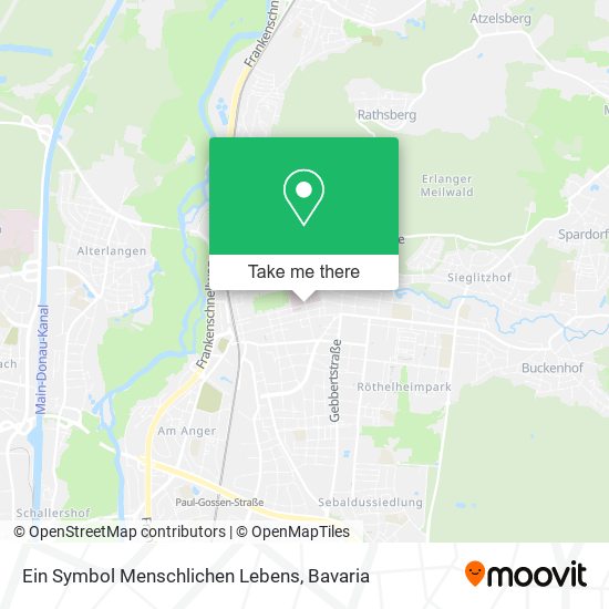 Ein Symbol Menschlichen Lebens map