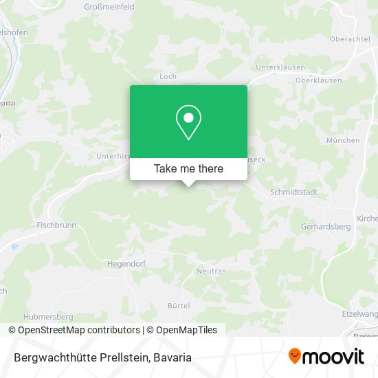 Bergwachthütte Prellstein map