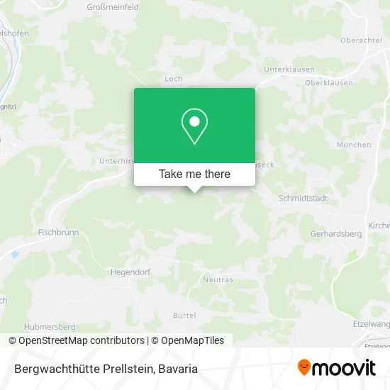 Карта Bergwachthütte Prellstein