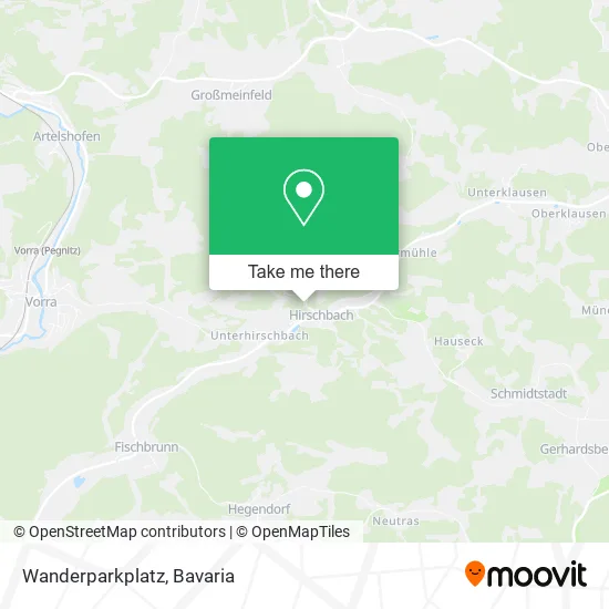 Карта Wanderparkplatz