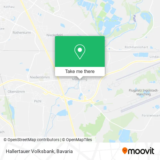 Карта Hallertauer Volksbank