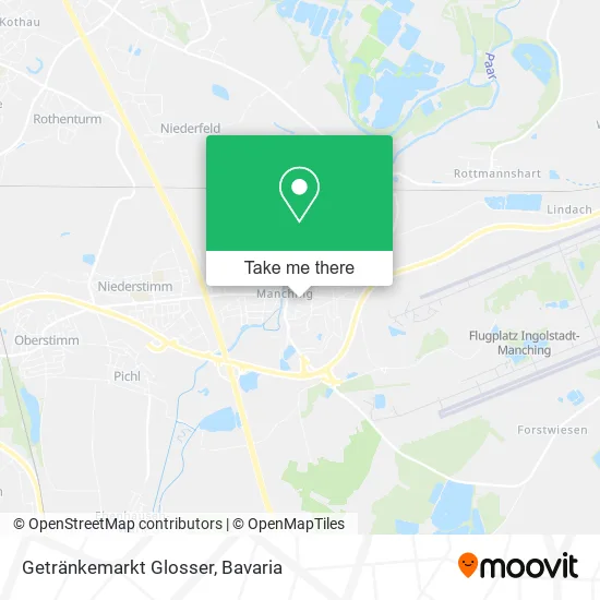 Карта Getränkemarkt Glosser