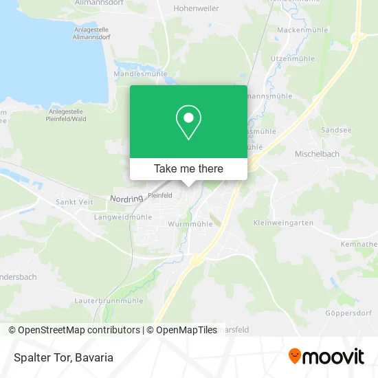 Карта Spalter Tor