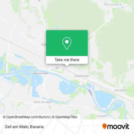 Карта Zeil am Main
