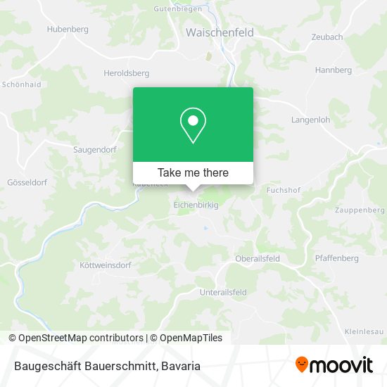 Baugeschäft Bauerschmitt map