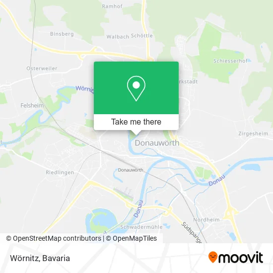 Карта Wörnitz